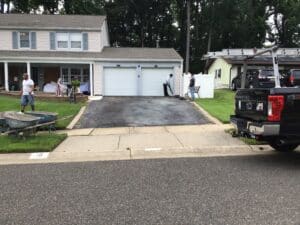 concrete driveway